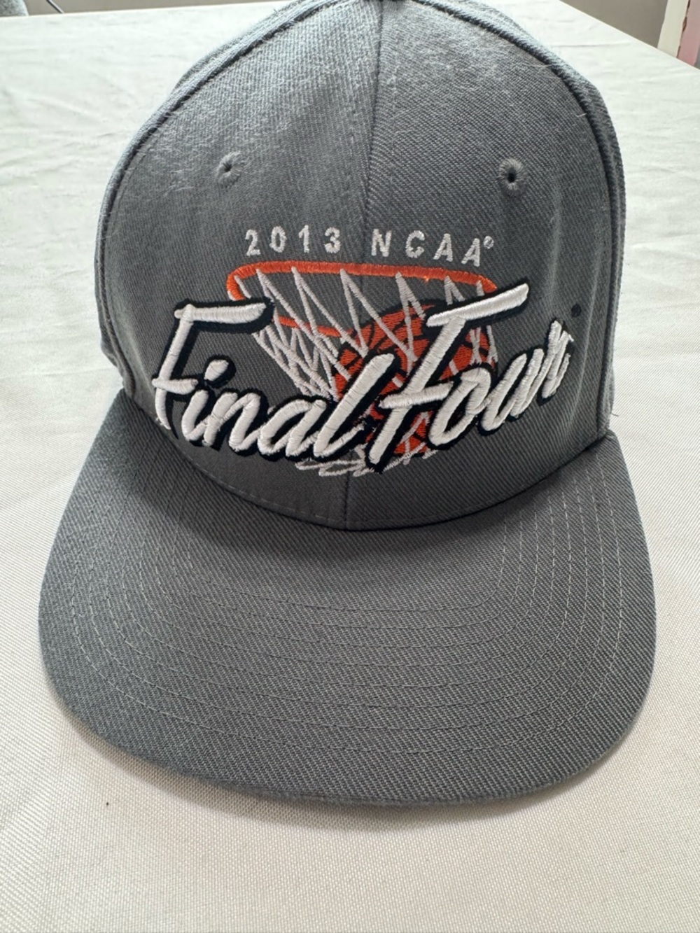 Vintage NCAA Final Four Hat 2013 Atlanta Snapback Basketball Gray